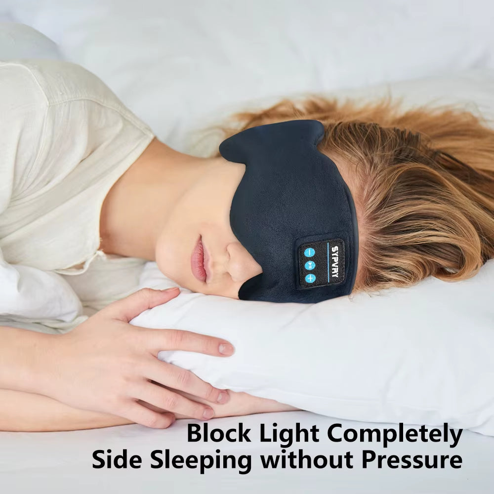 Sleeping Mask with Bluetooth 5.3 Headphones for Sleeping Sleep Shade for Women Men Fone De Ouvido Bluetooth Wireless Eye Mak